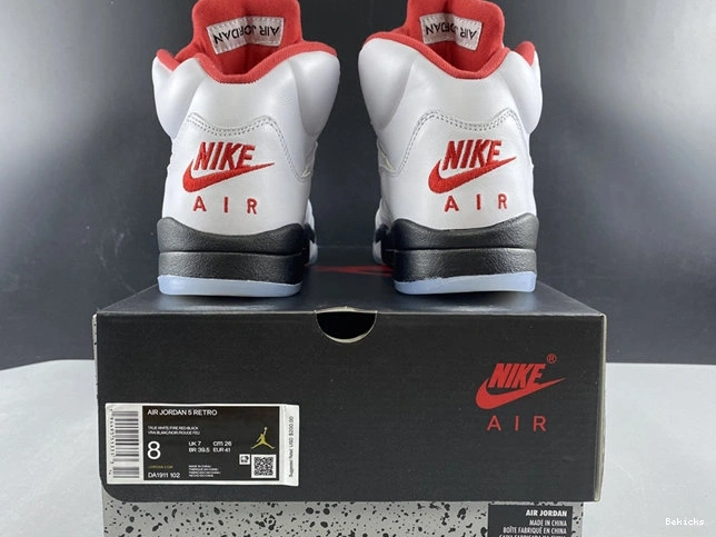 Cheap BK Silver Tongue Jordan5 Fire DA1911- SoftTouch 4023 Red 1013